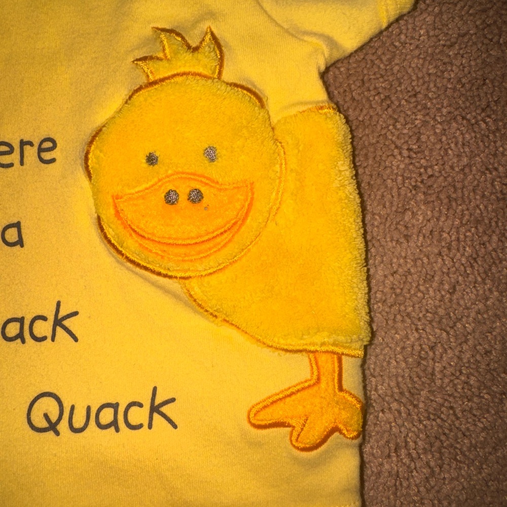Mud Pie Yellow Baby Top with Duckling Theme - Picture 4 of 9